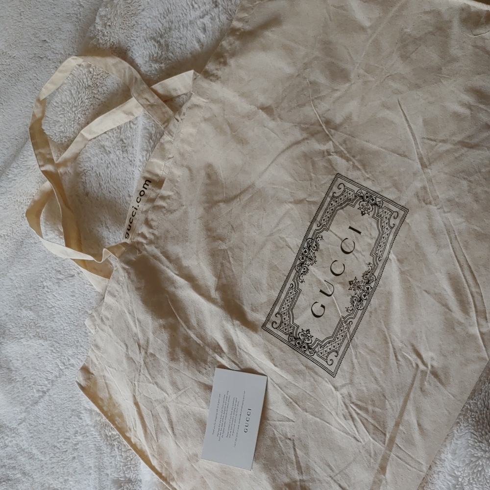 Authentic Gucci Canvas Tote Bag